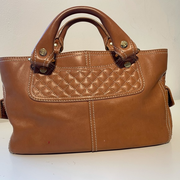 CELINE bag, Boogie Bag, tan leather , gold hardware. Authentic. Chanel vibes. - Picture 10 of 10